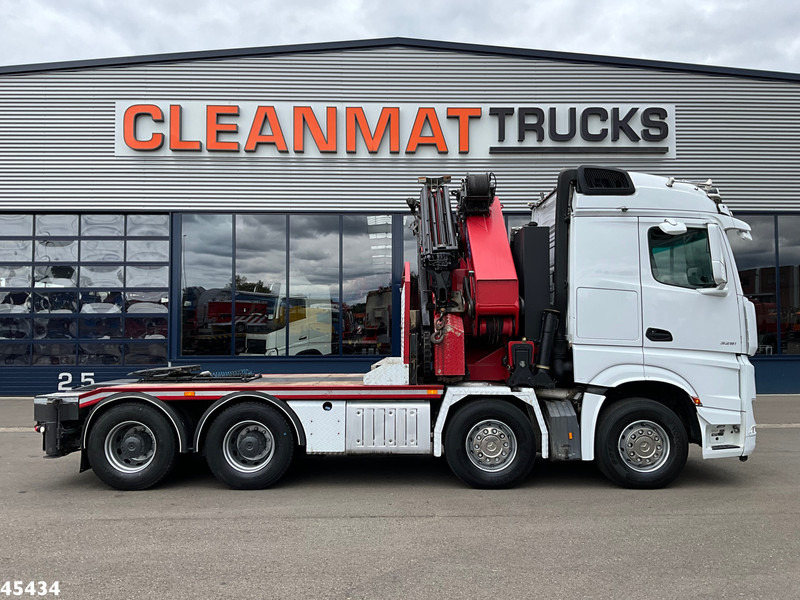 Mercedes-Benz Arocs 3251 8x4 Euro 6 Retarder HMF 85 Tonmeter laadkraan Fly-Jib - Camion grue: photos 3 Mercedes-Benz Arocs 3251 8x4 Euro 6 Retarder HMF 85 Tonmeter laadkraan Fly-Jib - Camion grue: photos 3