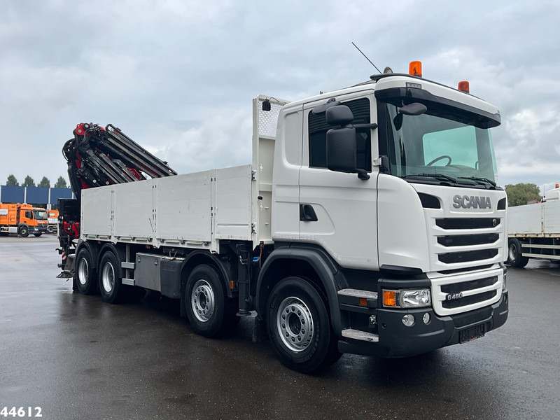 Scania G 450 8x4 Euro 6 Fassi 66 Tonmeter laadkraan + Fly-jib Just 176.555 Km! - Camion grue: photos 4 Scania G 450 8x4 Euro 6 Fassi 66 Tonmeter laadkraan + Fly-jib Just 176.555 Km! - Camion grue: photos 4
