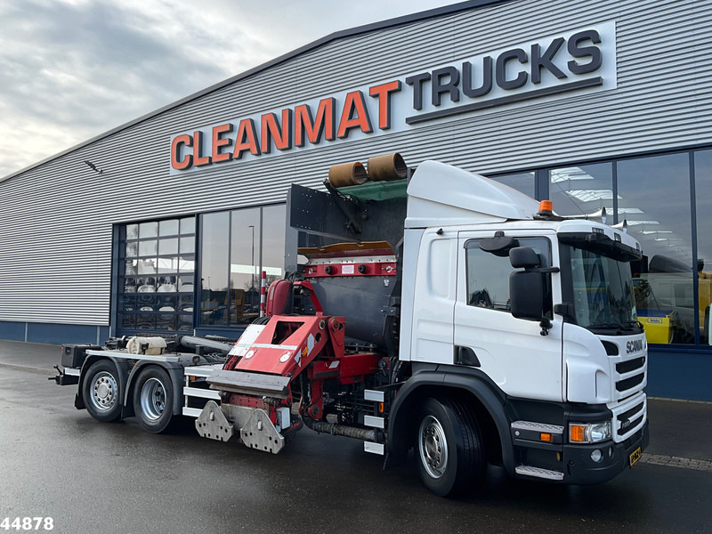 Scania P 280 6x2 Euro 6 VDL Translift zijlader Just 159.334 km! - Benne à ordures ménagères: photos 1 Scania P 280 6x2 Euro 6 VDL Translift zijlader Just 159.334 km! - Benne à ordures ménagères: photos 1