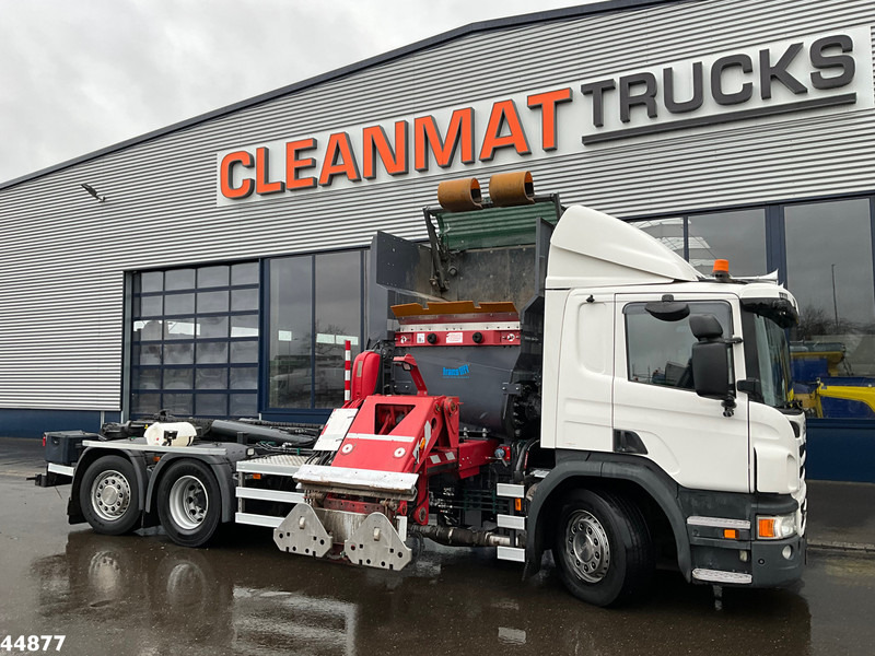 Scania P 280 Euro 6 Translift zijlader Just 163.656 Km! - Benne à ordures ménagères: photos 1 Scania P 280 Euro 6 Translift zijlader Just 163.656 Km! - Benne à ordures ménagères: photos 1