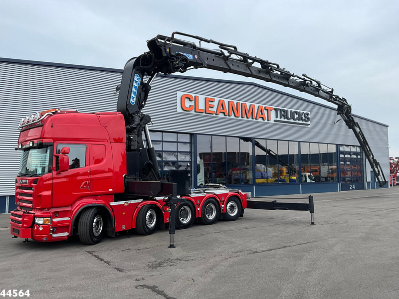 Scania R 620 10x4 V8 Retarder Effer 175 Tonmeter laadkraan + Fly-Jib Just 170.527 km! - Camion grue: photos 5 Scania R 620 10x4 V8 Retarder Effer 175 Tonmeter laadkraan + Fly-Jib Just 170.527 km! - Camion grue: photos 5