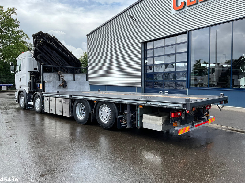 Scania R490 8x2 Euro 6 Retarder HMF 85 Tonmeter laadkraan + Fly-jib - Camion grue: photos 2 Scania R490 8x2 Euro 6 Retarder HMF 85 Tonmeter laadkraan + Fly-jib - Camion grue: photos 2