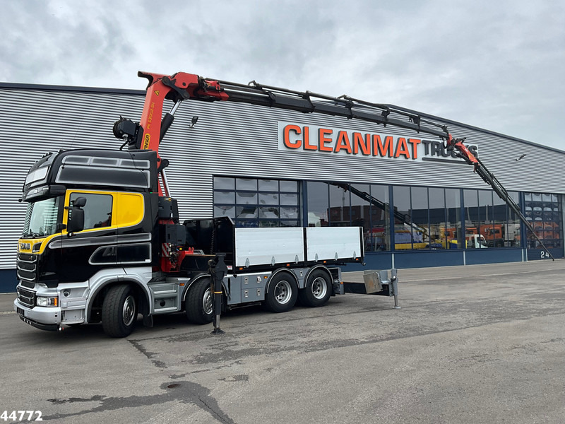 Scania R500 8x4 V8 Retarder Palfinger 53 Tonmeter laadkraan + Fly-Jib - Camion grue: photos 1 Scania R500 8x4 V8 Retarder Palfinger 53 Tonmeter laadkraan + Fly-Jib - Camion grue: photos 1