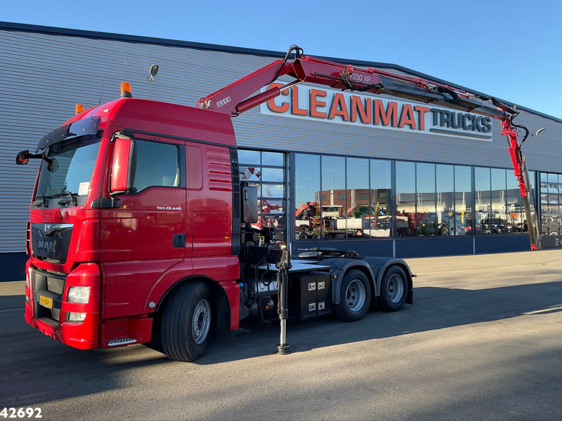 MAN TGX 28.440 Euro 6 Fassi 23 Tonmeter laadkraan + Fly-Jib - Tracteur routier: photos 1 MAN TGX 28.440 Euro 6 Fassi 23 Tonmeter laadkraan + Fly-Jib - Tracteur routier: photos 1