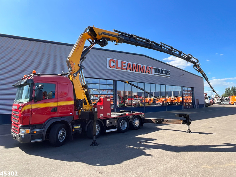 Scania G 480 8x2 Fassi 95 Tonmeter ladkraan + Fly-Jib - Tracteur routier: photos 1 Scania G 480 8x2 Fassi 95 Tonmeter ladkraan + Fly-Jib - Tracteur routier: photos 1