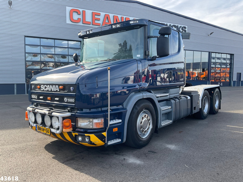 Scania T 164.580 V8 6x4 Origineel NL Trekker! - Tracteur routier: photos 1 Scania T 164.580 V8 6x4 Origineel NL Trekker! - Tracteur routier: photos 1
