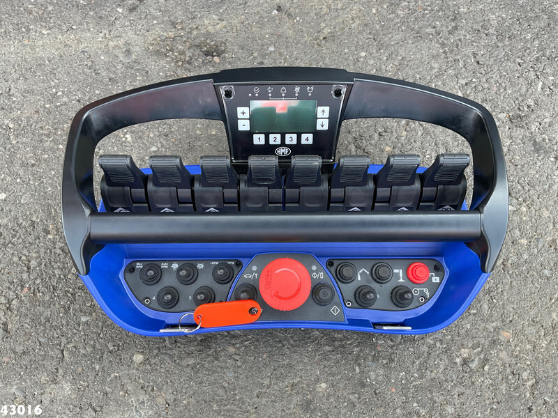 Camion ampliroll, Camion grue Volvo FM 430 HMF 23 Tonmeter laadkraan Welvaarts laadkraan weegsysteem: photos 14