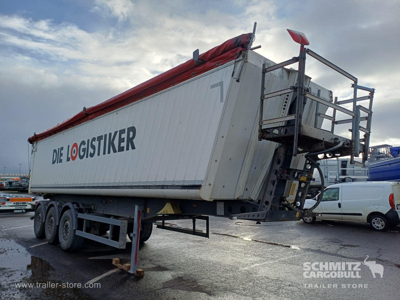 SCHMITZ Auflieger Kipper Alukastenmulde 44m³ - Semi-remorque benne: photos 1 SCHMITZ Auflieger Kipper Alukastenmulde 44m³ - Semi-remorque benne: photos 1
