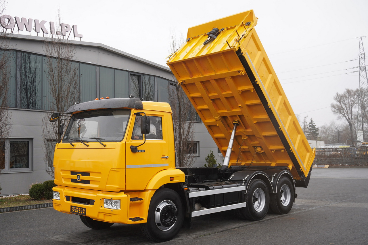 KAMAZ T2530 E5 6×4 / 3-sided tipper - Camion benne, Camion grue: photos 1 KAMAZ T2530 E5 6×4 / 3-sided tipper - Camion benne, Camion grue: photos 1