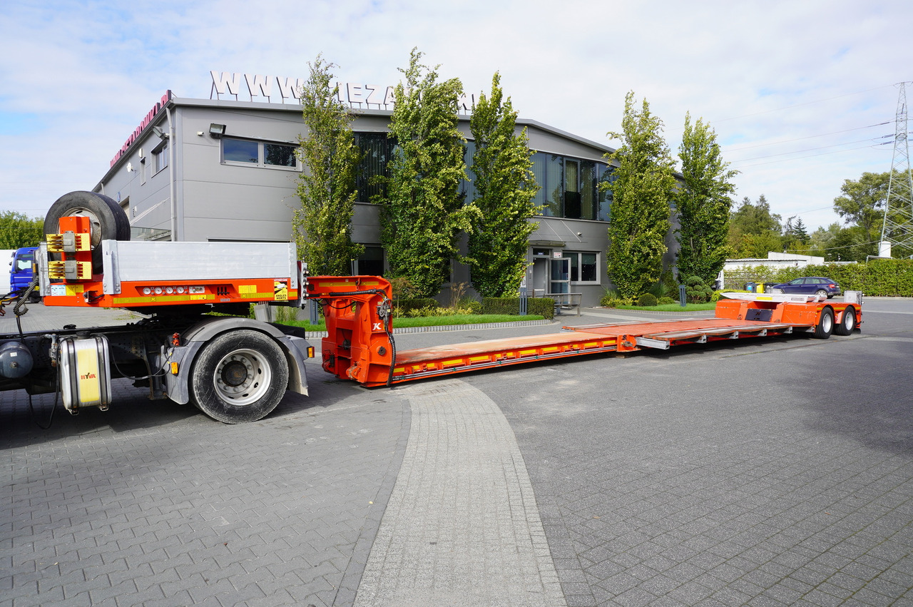 KÄSSBOHRER LB2 TIEF-BETT low loader semi-trailer / 16.5 m / Extendable semi-trailer / steered axles / 2 units - Semi-remorque surbaissé: photos 3 KÄSSBOHRER LB2 TIEF-BETT low loader semi-trailer / 16.5 m / Extendable semi-trailer / steered axles / 2 units - Semi-remorque surbaissé: photos 3