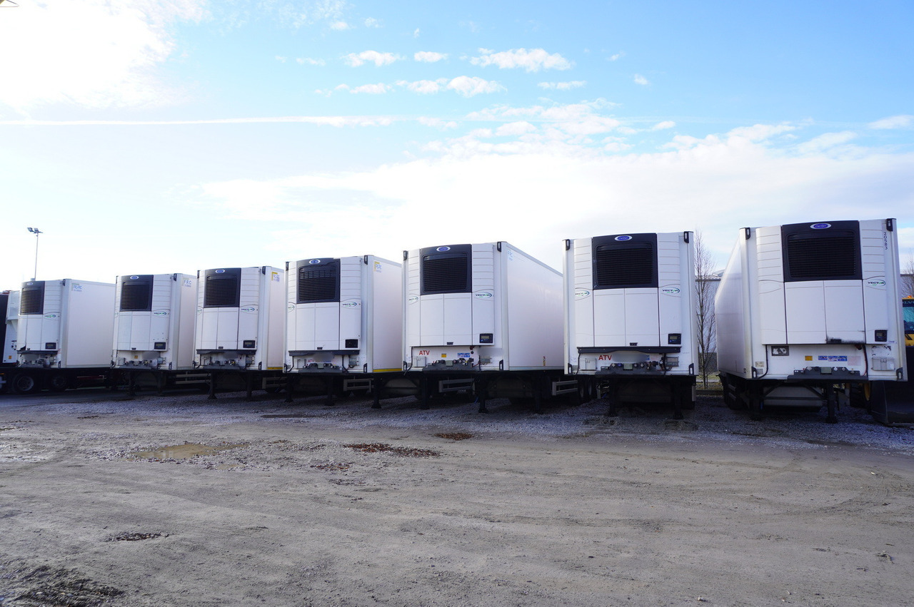 LAMBERET refrigerated semi-trailer / Carrier Vector 1950 MT (Multitemperature) / 10 units - Semi-remorque frigorifique: photos 1 LAMBERET refrigerated semi-trailer / Carrier Vector 1950 MT (Multitemperature) / 10 units - Semi-remorque frigorifique: photos 1