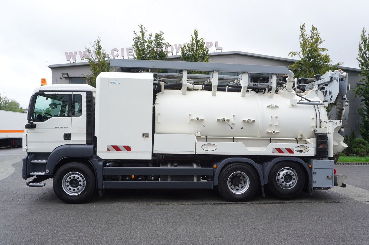 MAN TGS 26.360 E6 / RIVARD sewage cleaner 18 m3 / 90 tho. km / steering axle / 2 units - Camion hydrocureur: photos 3 MAN TGS 26.360 E6 / RIVARD sewage cleaner 18 m3 / 90 tho. km / steering axle / 2 units - Camion hydrocureur: photos 3