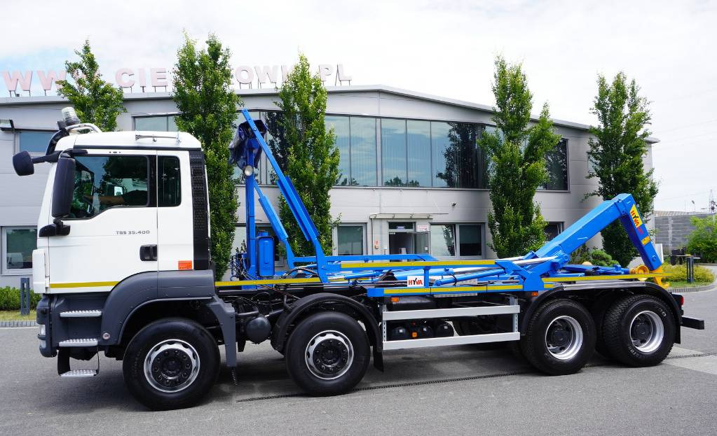 MAN TGS 35.400 8×4 HYVA LIFT 32.56 SE hooklift - Camion ampliroll: photos 2 MAN TGS 35.400 8×4 HYVA LIFT 32.56 SE hooklift - Camion ampliroll: photos 2