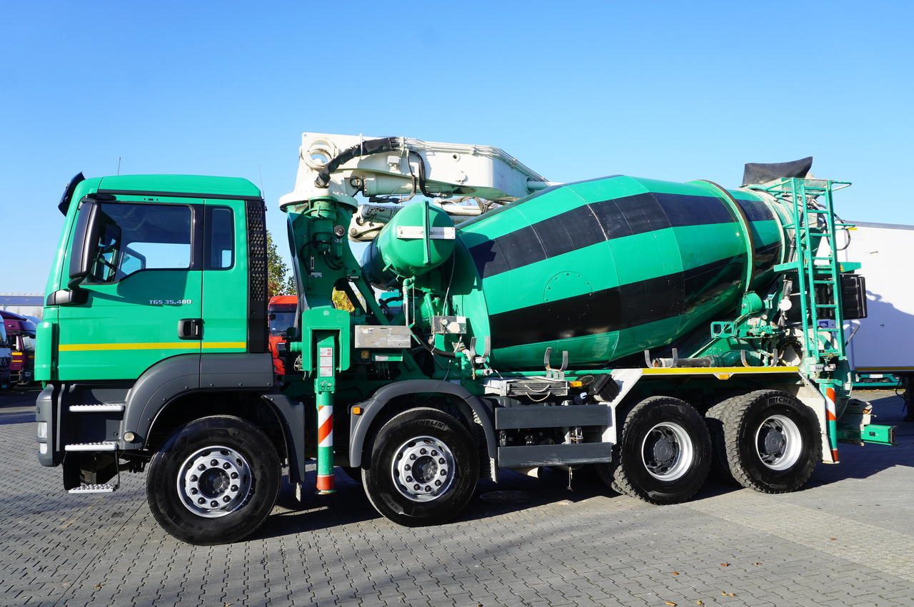 MAN TGS 35.480 8x4 Concrete Mixer Pump truck / Putzmeister M24-3 / 1600 MTH! - Camion malaxeur: photos 3 MAN TGS 35.480 8x4 Concrete Mixer Pump truck / Putzmeister M24-3 / 1600 MTH! - Camion malaxeur: photos 3