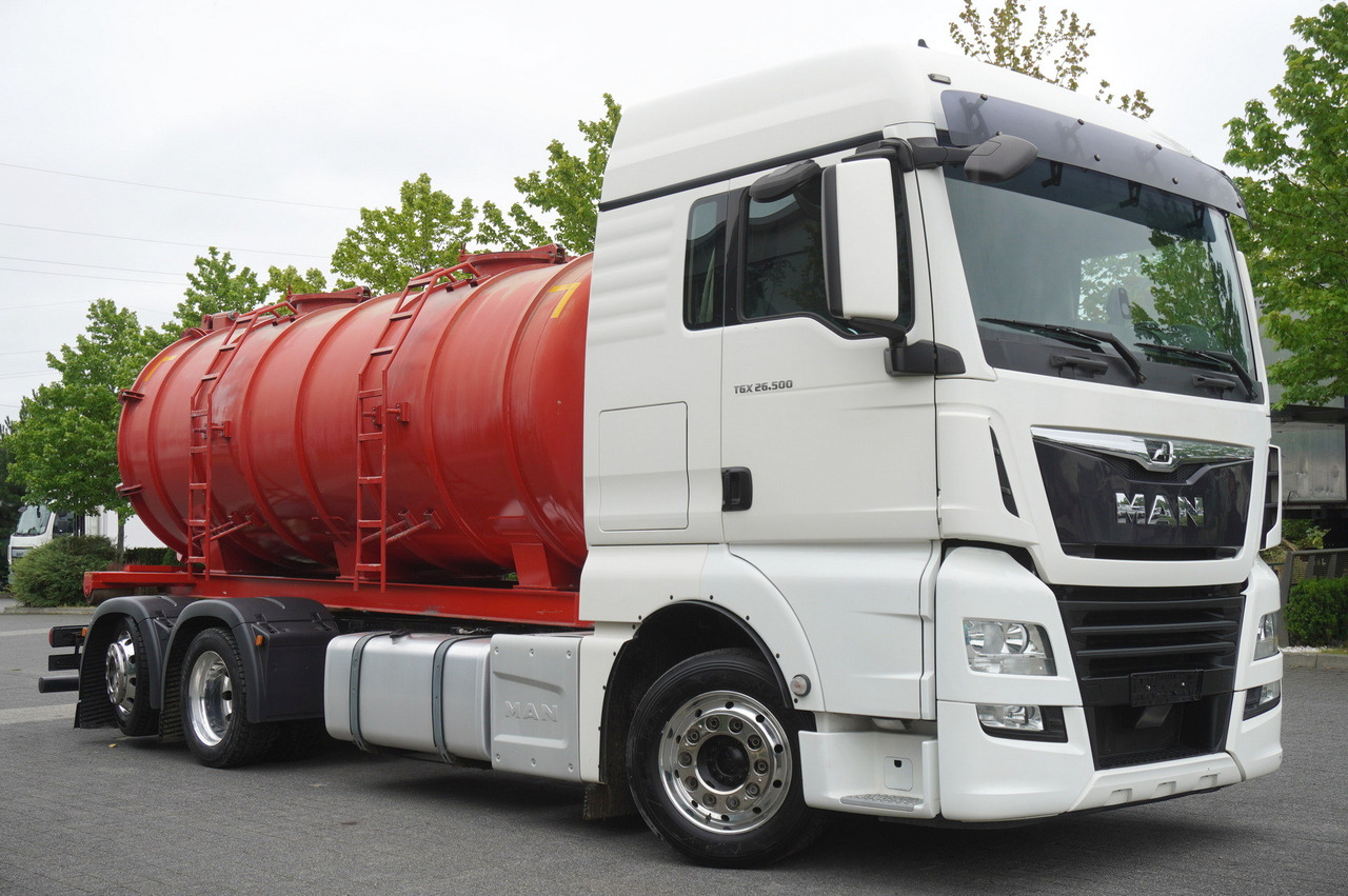 Camion citerne MAN TGX 26.500 / NEW Stal Septic barrel 13000 l / steering 3rd axle: photos 6