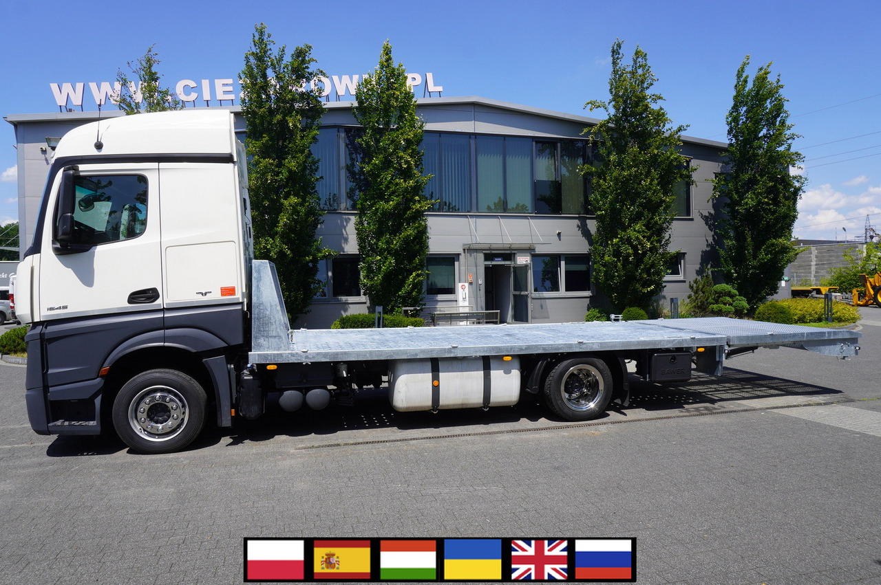 MERCEDES-BENZ Actros 1845 4×2 E6 / NEW tow truck platform 8.3 m / Sleeper cab - Camion porte-voitures: photos 1 MERCEDES-BENZ Actros 1845 4×2 E6 / NEW tow truck platform 8.3 m / Sleeper cab - Camion porte-voitures: photos 1