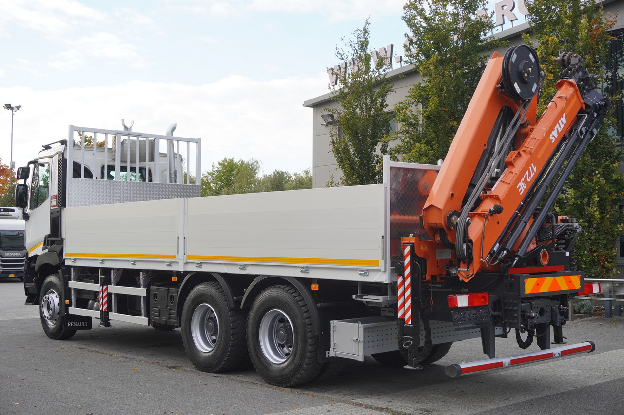 RENAULT C380 Comfort 6x4 / Atlas 172.3E crane / Range 12.3 m / capacity 6.1 t / Flatbed 17 EPAL - Camion grue: photos 5 RENAULT C380 Comfort 6x4 / Atlas 172.3E crane / Range 12.3 m / capacity 6.1 t / Flatbed 17 EPAL - Camion grue: photos 5