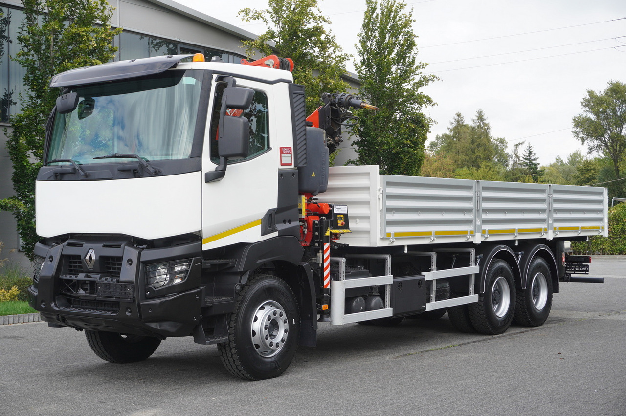 RENAULT K380 6×4 / FASSI F175 crane 7.85 t / 120 thousand km! / 2-sided tipper - Camion grue: photos 3 RENAULT K380 6×4 / FASSI F175 crane 7.85 t / 120 thousand km! / 2-sided tipper - Camion grue: photos 3