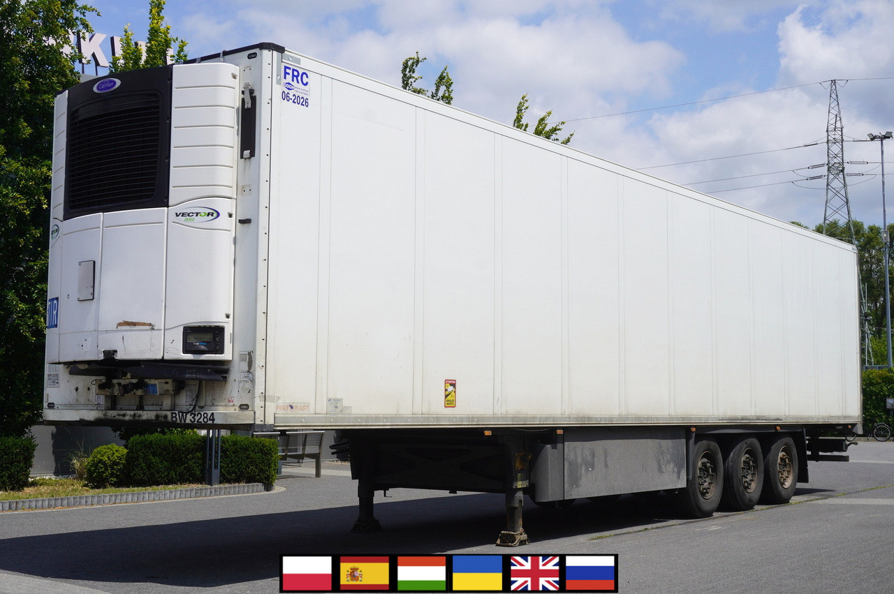 SCHMITZ refrigerator semi-trailer / Carrier Vector 1550 / 5 units - Semi-remorque frigorifique: photos 1 SCHMITZ refrigerator semi-trailer / Carrier Vector 1550 / 5 units - Semi-remorque frigorifique: photos 1