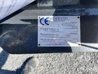 MUSTANG HM1500 (Unused) - Marteau hydraulique: photos 3 MUSTANG HM1500 (Unused) - Marteau hydraulique: photos 3
