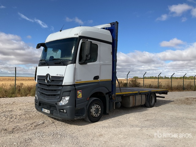 2018 Mercedes-Benz Actros 1846L 4x2 Flatbed Truck - Camion plateau: photos 1 2018 Mercedes-Benz Actros 1846L 4x2 Flatbed Truck - Camion plateau: photos 1