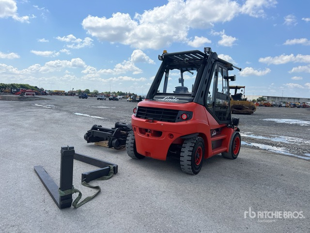 2010 Linde H80D-01 8000 kg Forklift - Chariot élévateur: photos 4 2010 Linde H80D-01 8000 kg Forklift - Chariot élévateur: photos 4