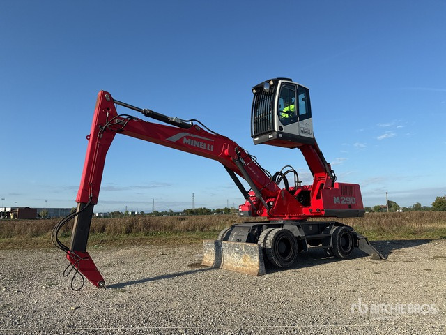 2012 Minelli M290 Movimentatore materiali su ruote - Pelle de manutention: photos 2 2012 Minelli M290 Movimentatore materiali su ruote - Pelle de manutention: photos 2