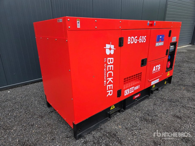 2025 Becker BDG-60S 50KW/62.5KVA (Unused) Generator Set - Groupe électrogène: photos 1 2025 Becker BDG-60S 50KW/62.5KVA (Unused) Generator Set - Groupe électrogène: photos 1