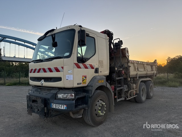 2006 Renault Kerax 2006 HMF on 6x4 Camion Bi-Benne ... Dump Truck with Crane - Camion benne, Camion grue: photos 2 2006 Renault Kerax 2006 HMF on 6x4 Camion Bi-Benne ... Dump Truck with Crane - Camion benne, Camion grue: photos 2
