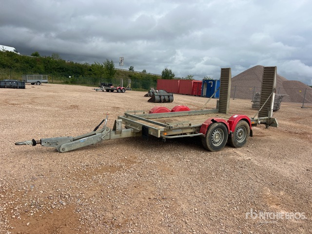 2007 Hubiere TPG352R 2800 kg T/A Remorque Equipment Trailer - Remorque porte-engin surbaissée: photos 1 2007 Hubiere TPG352R 2800 kg T/A Remorque Equipment Trailer - Remorque porte-engin surbaissée: photos 1