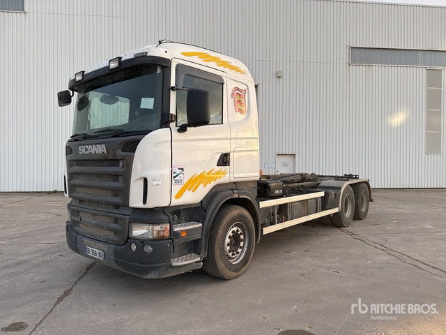 2007 Scania R420 6x2 Roll-Off Truck - Camion ampliroll: photos 1 2007 Scania R420 6x2 Roll-Off Truck - Camion ampliroll: photos 1