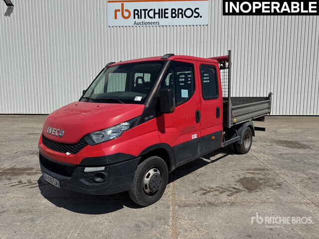 2016 Iveco 35-130 Camion Benne (Inoperable) Dump Truck: Light Duty - Utilitaire benne, Utilitaire double cabine: photos 2 2016 Iveco 35-130 Camion Benne (Inoperable) Dump Truck: Light Duty - Utilitaire benne, Utilitaire double cabine: photos 2