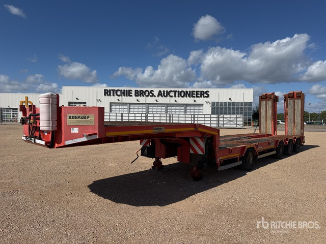 2016 Louault SR44 Quad/A Expandable Axle Semi-Rem ... Lowboy Trailer - Semi-remorque surbaissé: photos 2 2016 Louault SR44 Quad/A Expandable Axle Semi-Rem ... Lowboy Trailer - Semi-remorque surbaissé: photos 2