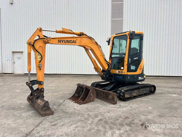 2018 Hyundai R35Z9 Mini-Pelle Mini Excavator: <6.6t - Mini pelle: photos 2 2018 Hyundai R35Z9 Mini-Pelle Mini Excavator: <6.6t - Mini pelle: photos 2