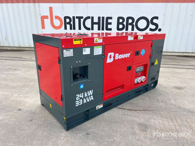 2025 Bauer GFS-24kW 30 kVA Skid-Mounted (Unused) Generator Set - Groupe électrogène: photos 1 2025 Bauer GFS-24kW 30 kVA Skid-Mounted (Unused) Generator Set - Groupe électrogène: photos 1