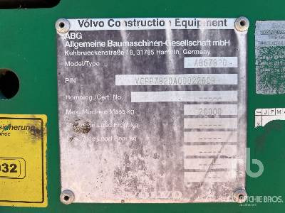 VOLVO ABG7820 Finisseur - Finisseur: photos 5 VOLVO ABG7820 Finisseur - Finisseur: photos 5