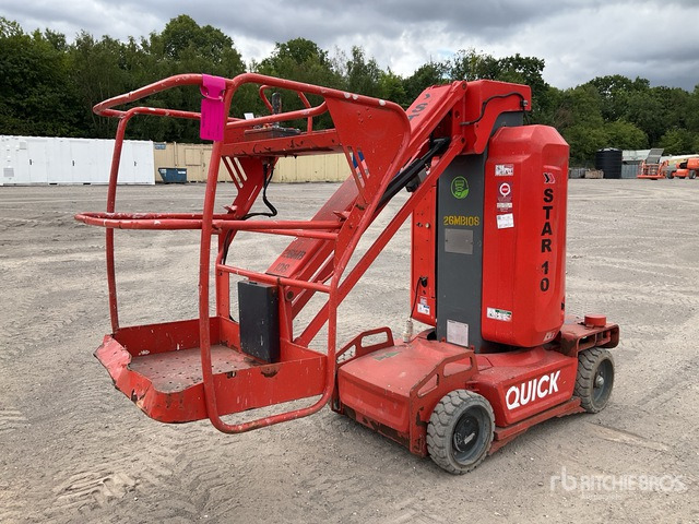 2016 Haulotte STAR 10 Electric 10 MTR Electric Mast B ... Articulating Boom Lift - Nacelle articulée: photos 1 2016 Haulotte STAR 10 Electric 10 MTR Electric Mast B ... Articulating Boom Lift - Nacelle articulée: photos 1