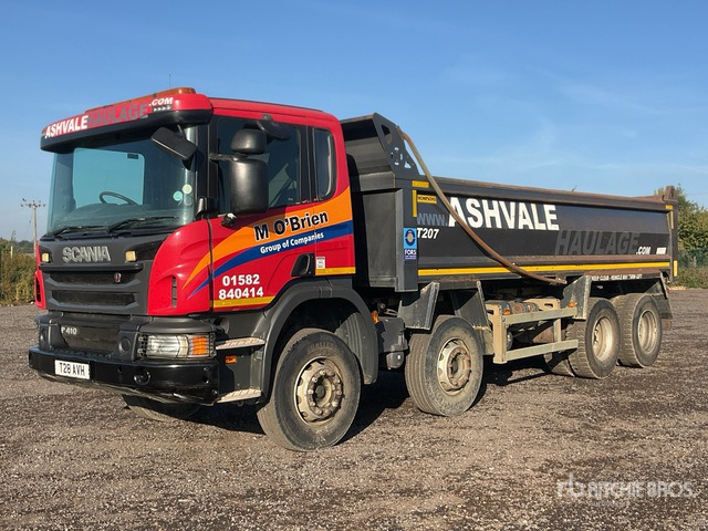 2016 Scania P410 8x4 Twin-Steer Tri/A Dump Truck - Camion benne: photos 1 2016 Scania P410 8x4 Twin-Steer Tri/A Dump Truck - Camion benne: photos 1