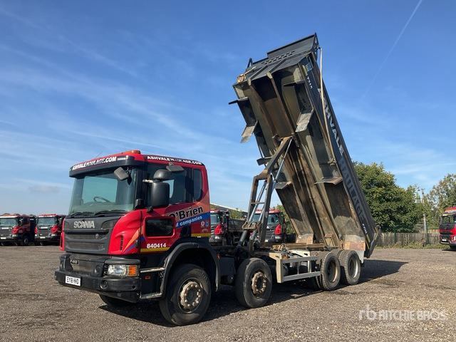 2018 Scania P410 8x4 Twin-Steer Tri/A Dump Truck - Camion benne: photos 2 2018 Scania P410 8x4 Twin-Steer Tri/A Dump Truck - Camion benne: photos 2