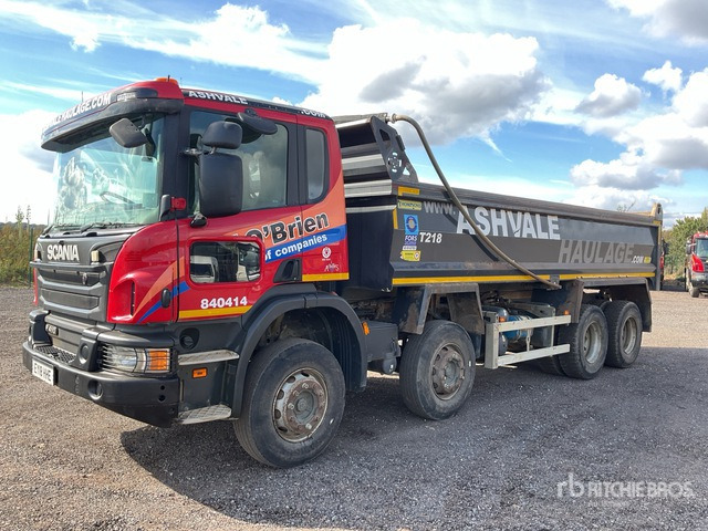 2018 Scania P410 8x4 Twin-Steer Tri/A Dump Truck - Camion benne: photos 1 2018 Scania P410 8x4 Twin-Steer Tri/A Dump Truck - Camion benne: photos 1