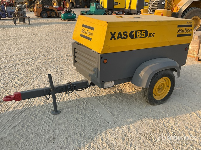 2012 Atlas Copco XAS185JD7 Mobile Air Compressor - Compresseur d'air: photos 1 2012 Atlas Copco XAS185JD7 Mobile Air Compressor - Compresseur d'air: photos 1