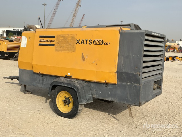2012 Atlas Copco XATS800 Mobile Air Compressor - Compresseur d'air: photos 3 2012 Atlas Copco XATS800 Mobile Air Compressor - Compresseur d'air: photos 3