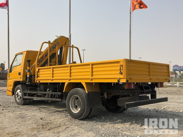 2019 JMC JX1041TG26 XCMG SQ2ZK1 2000 kg Knuckle Boo ... Flatbed Truck w/Crane - Camion plateau, Camion grue: photos 4 2019 JMC JX1041TG26 XCMG SQ2ZK1 2000 kg Knuckle Boo ... Flatbed Truck w/Crane - Camion plateau, Camion grue: photos 4