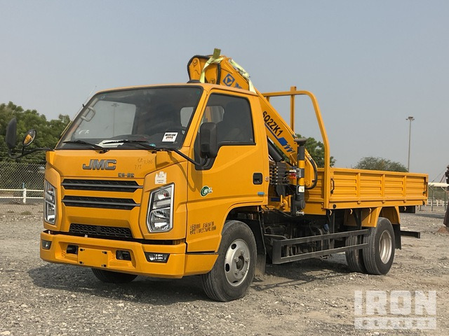 2019 JMC JX1041TG26 XCMG SQ2ZK1 2000 kg Knuckle Boo ... Flatbed Truck w/Crane - Camion plateau, Camion grue: photos 1 2019 JMC JX1041TG26 XCMG SQ2ZK1 2000 kg Knuckle Boo ... Flatbed Truck w/Crane - Camion plateau, Camion grue: photos 1