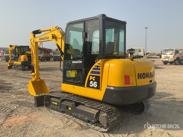 2019 Komatsu PC56-7 - Mini pelle: photos 3 2019 Komatsu PC56-7 - Mini pelle: photos 3