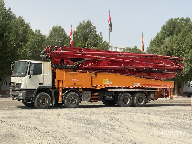 2020 Mercedes-Benz Actros 4143 2020 Sany SYM5449THBE 56 m on 8 ... Concrete Pump Truck - Broyeur/ Épareuse: photos 2 2020 Mercedes-Benz Actros 4143 2020 Sany SYM5449THBE 56 m on 8 ... Concrete Pump Truck - Broyeur/ Épareuse: photos 2