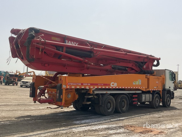 2020 Mercedes-Benz Actros 4143 2020 Sany SYM5449THBE 56 m on 8 ... Concrete Pump Truck - Camion pompe: photos 4 2020 Mercedes-Benz Actros 4143 2020 Sany SYM5449THBE 56 m on 8 ... Concrete Pump Truck - Camion pompe: photos 4