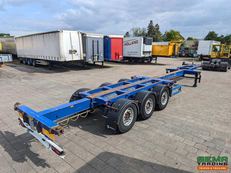Broshuis MFCC 3-Assen SAF - Lift as - Schijfremmen - Alle aansluitingen - Semi-remorque porte-conteneur/ Caisse mobile: photos 1 Broshuis MFCC 3-Assen SAF - Lift as - Schijfremmen - Alle aansluitingen - Semi-remorque porte-conteneur/ Caisse mobile: photos 1