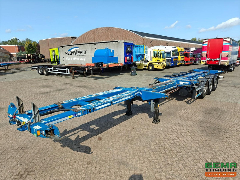 D-Tec FLEXITRAILER 3-Assen SAF - MULTI - Schijfremmen - LiftAs - Alle Aansluitingen - 4819KG - 04/2026 APK - Semi-remorque porte-conteneur/ Caisse mobile: photos 2 D-Tec FLEXITRAILER 3-Assen SAF - MULTI - Schijfremmen - LiftAs - Alle Aansluitingen - 4819KG - 04/2026 APK - Semi-remorque porte-conteneur/ Caisse mobile: photos 2