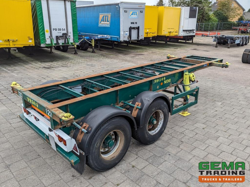 Flandria OP CC 2A 2-Assen ROR DrumBrakes - Steel Suspension - 3110KG - 20FT (O1915) - Semi-remorque porte-conteneur/ Caisse mobile: photos 1 Flandria OP CC 2A 2-Assen ROR DrumBrakes - Steel Suspension - 3110KG - 20FT (O1915) - Semi-remorque porte-conteneur/ Caisse mobile: photos 1